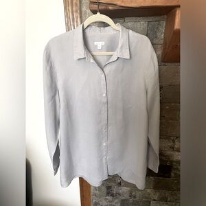 J. Jill linen button front shirt